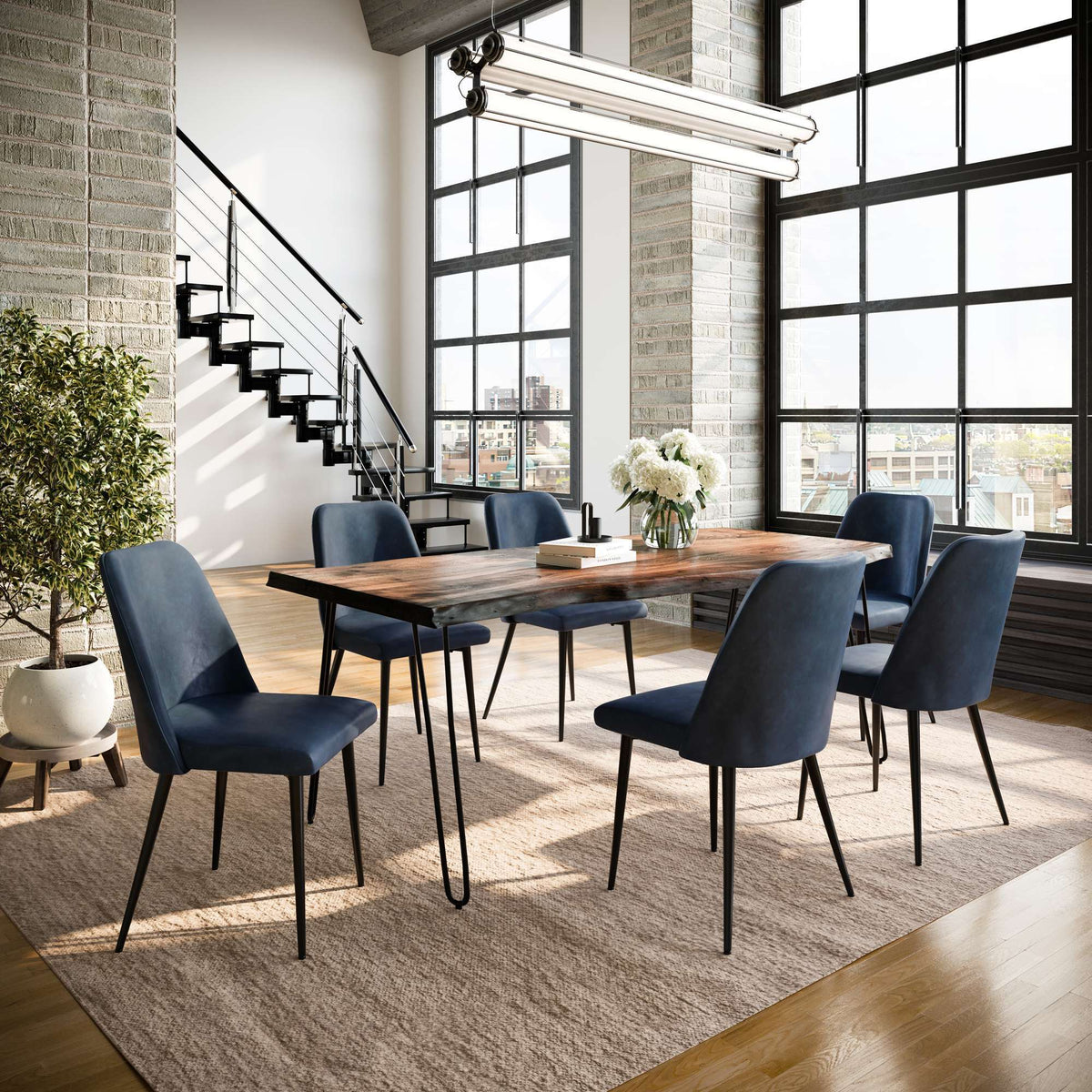 Nature's Edge - Dining Set - Chestnut