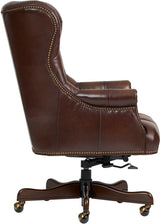 Jefferson Exec Chair Burnished Umber