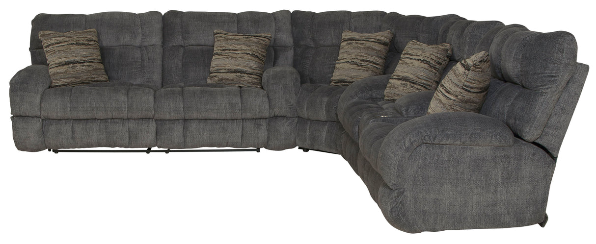 Ashland - Reclining Sectional With 4 Lay Flat Reclining Seats