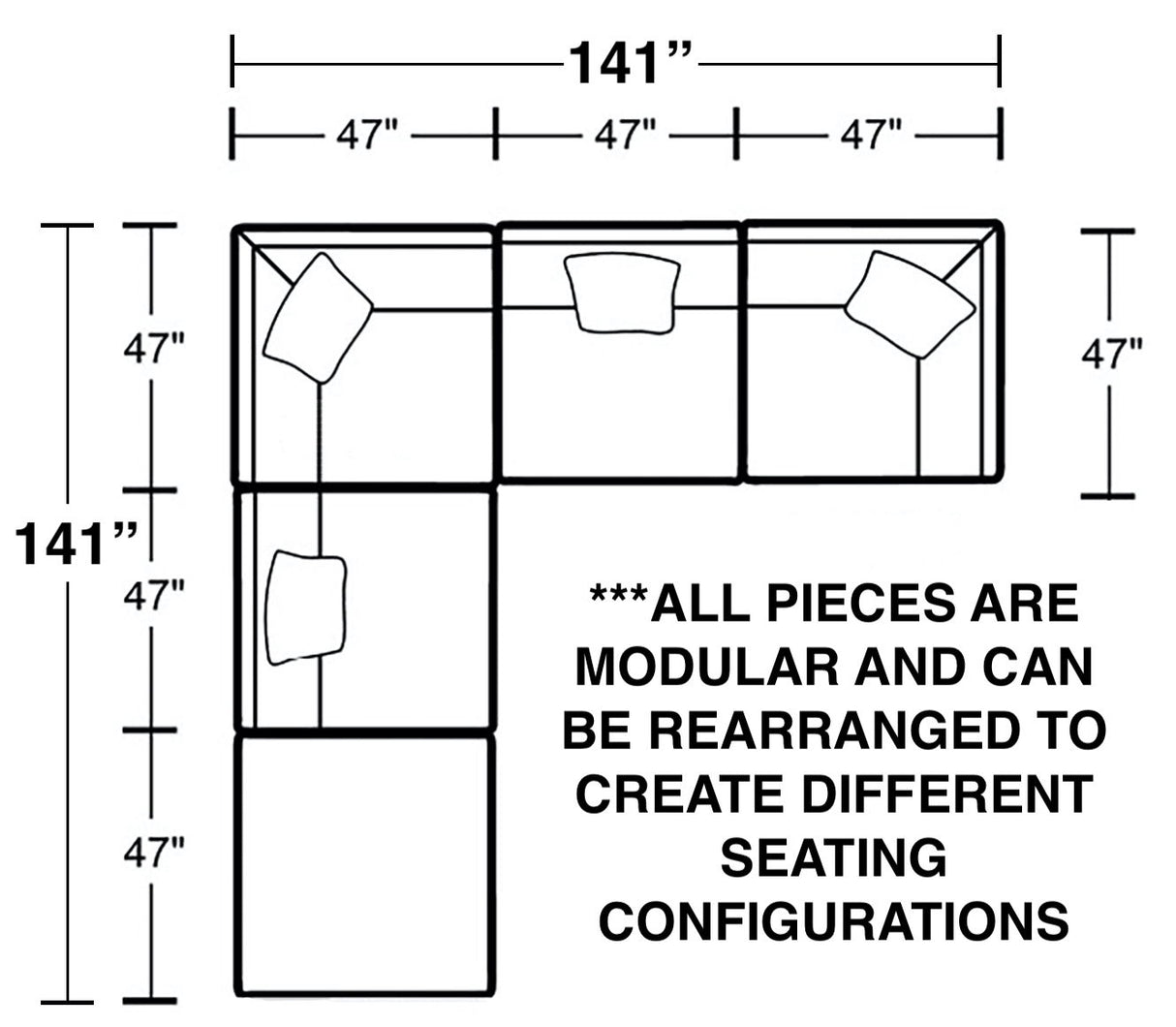 Posh - Sectional Set