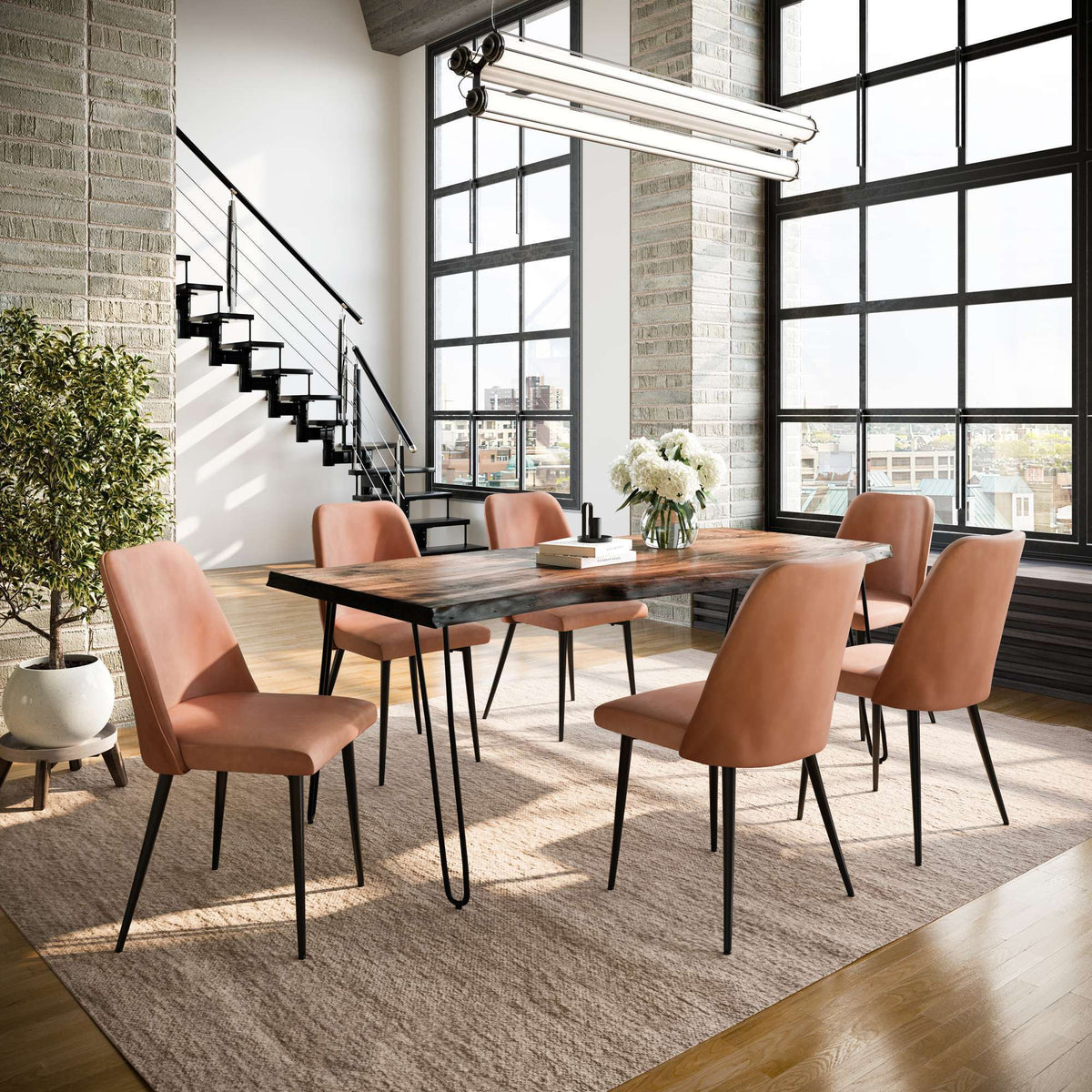 Nature's Edge - Dining Set - Chestnut