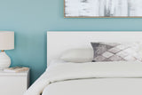 Onita - White - Queen Panel Platform Bed