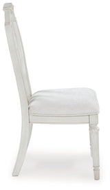 Montelaine - Antique White - Dining Upholstered Side Chair (Set of 2)