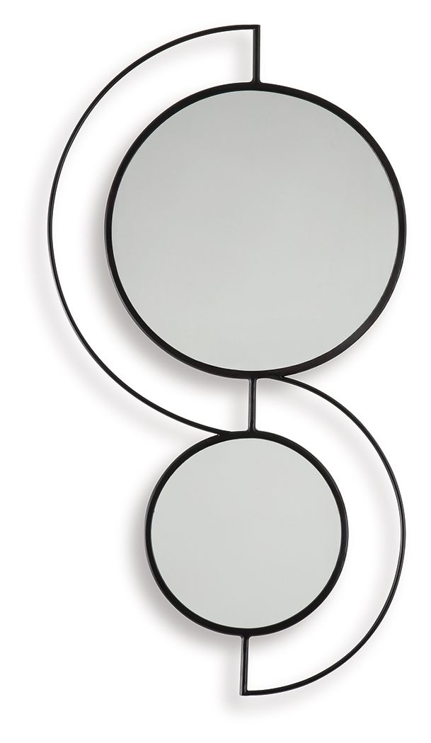 Shayham - Black - Accent Mirror
