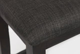 American Rustics - Upholstered Counter Bench - Rustic Brown