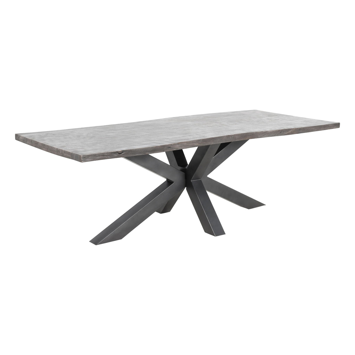 Nordic Ridge - Edge Table - Sandblasted Gray