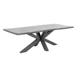 Nordic Ridge - Edge Table - Sandblasted Gray