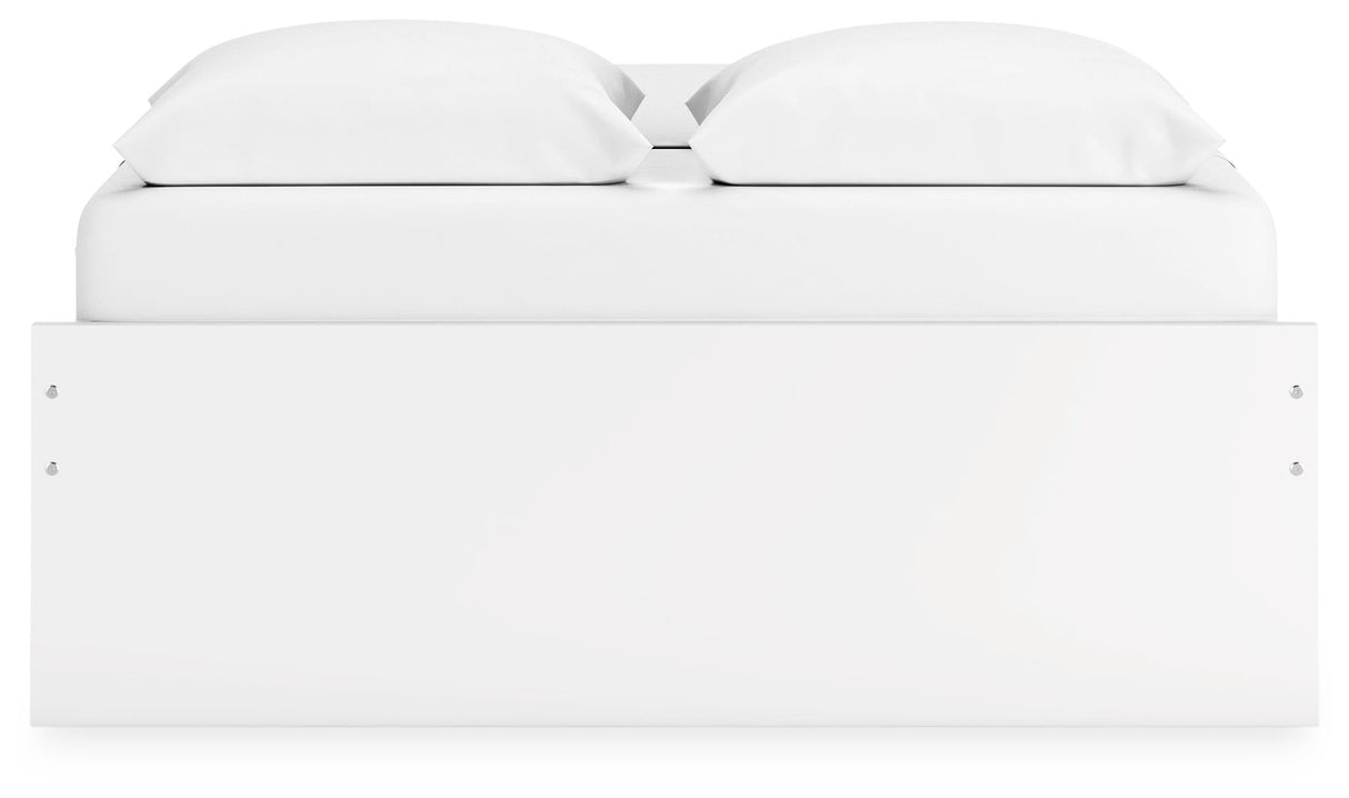Onita - White - Queen Platform Bed