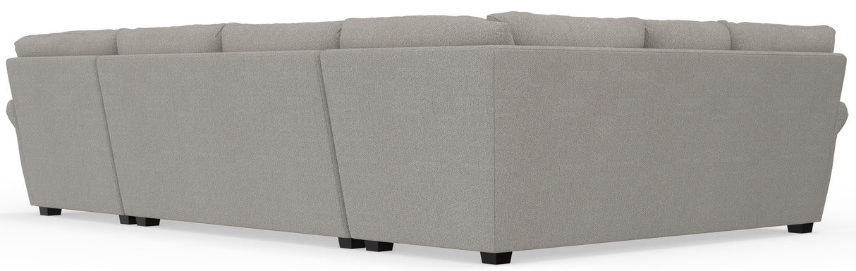 Livingston - Sectional With Comfort Coil Seating And Accent Pillows