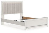Zuraleus - Queen Upholstered Panel Bed - White