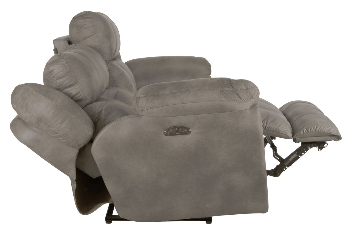 Ferrington - Power Lay Flat Reclining Sofa with Power Adjustable Headrest