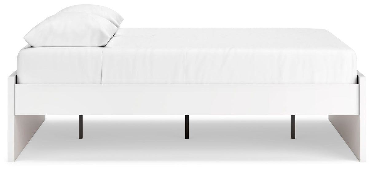 Onita - White - Queen Platform Bed