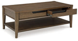 Roanhowe - Rectangular Cocktail Table - Brown
