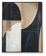 Ewanford - Black / Brown / Tan - Wall Art