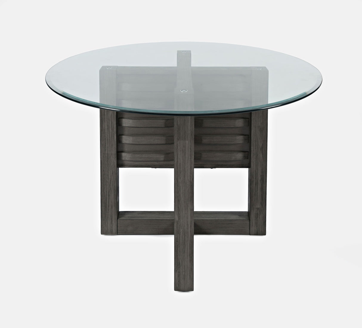 Altamonte - Glass Table - Brushed Gray