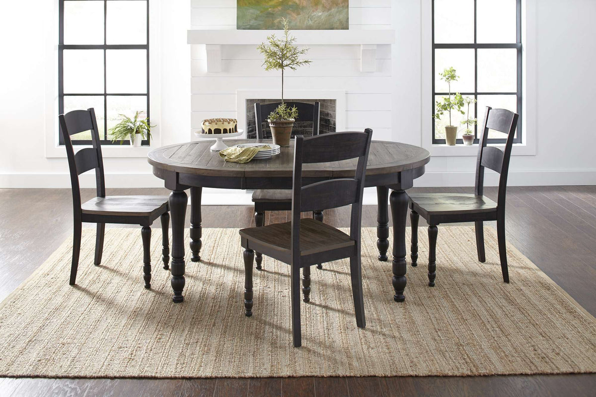 Madison County - Round To Oval Dining Table
