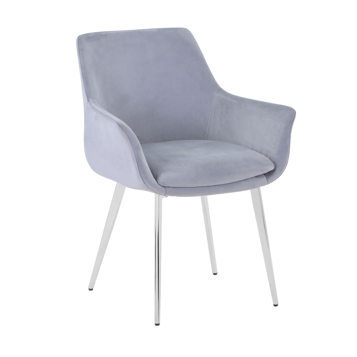 Stella - Upholstered Chair (Set of 2) - Platinum
