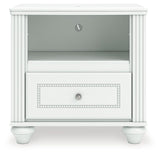 Kozlani - One Drawer Night Stand - White