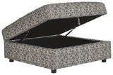 Kellway - Ottoman With Storage - Bisque
