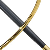 Upholstered Rotatable Bar Chair With Metal Legs For Dining Room