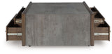 Kallenny - Brown / Gray - Square Cocktail Table