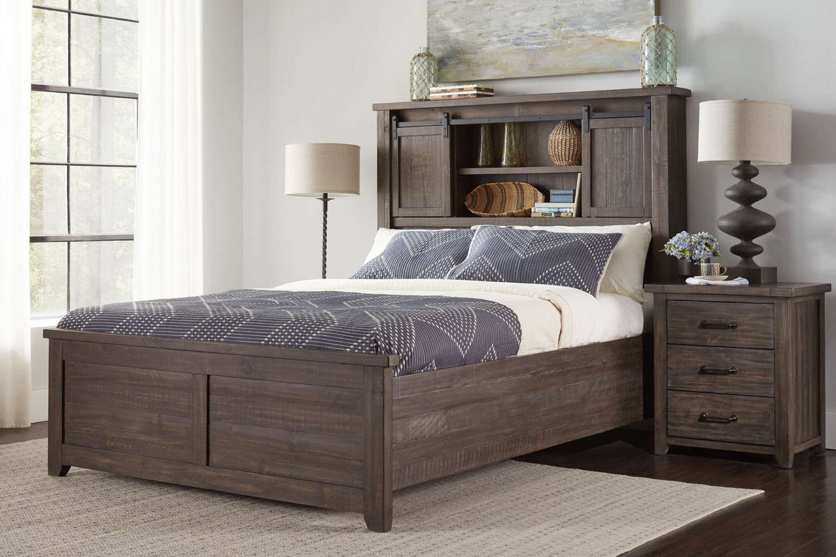 Madison County Queen Barn Door Bed