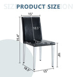 Simple And Versatile Dining Chairs With Metal Legs