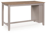 Harperfeld - Rectangular Dining Room Counter Table - Natural / Gray