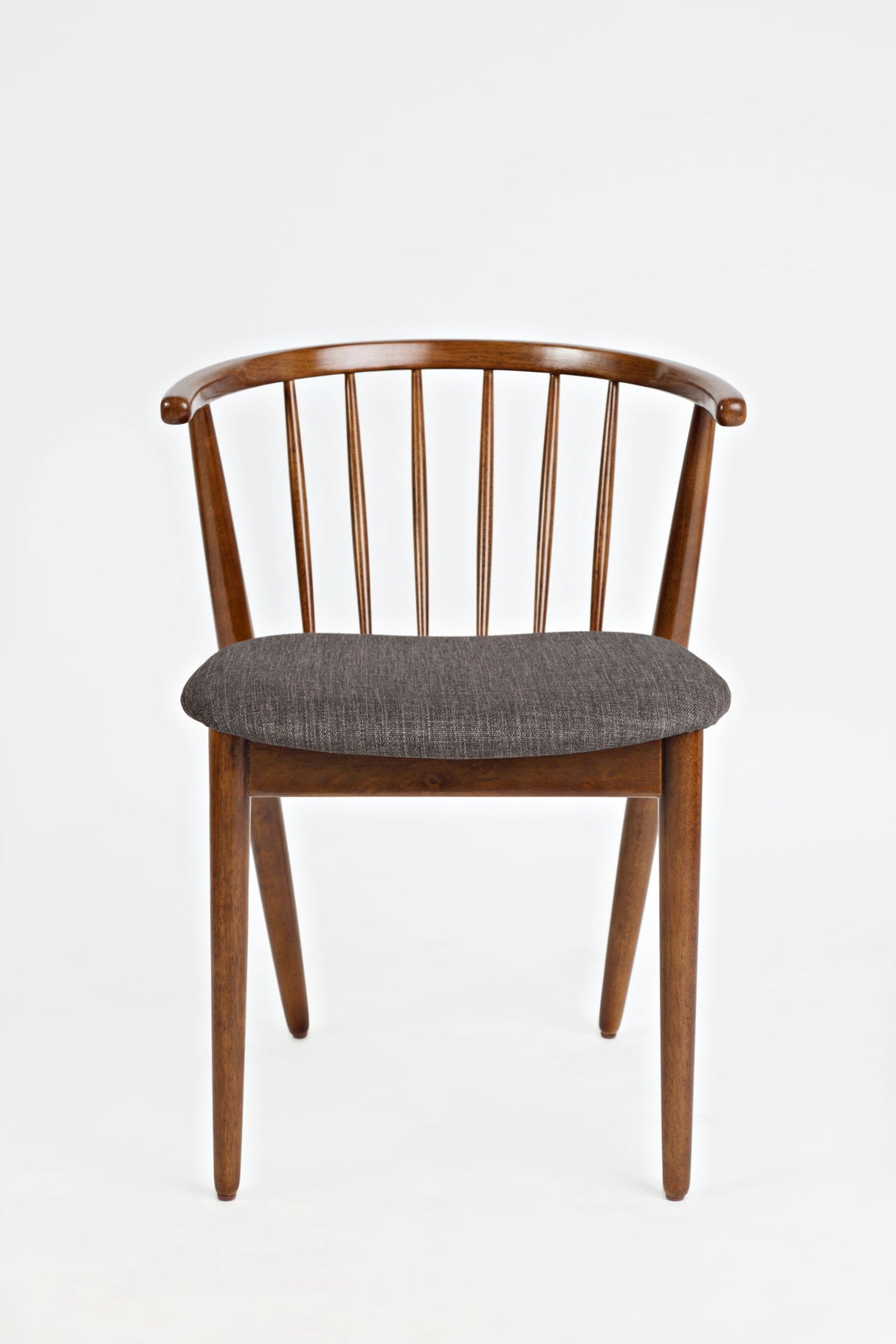Copenhagen - Denmark Side Chair (Set of 2) - Brown With Gray Upholstery