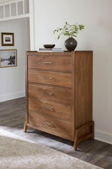 Mercer Street - Chest 5 Drawer - Pecan