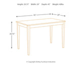 Kimonte - Rectangular Dining Room Table - Dark Brown