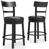 Valebeck - Full Back Swivel Stool