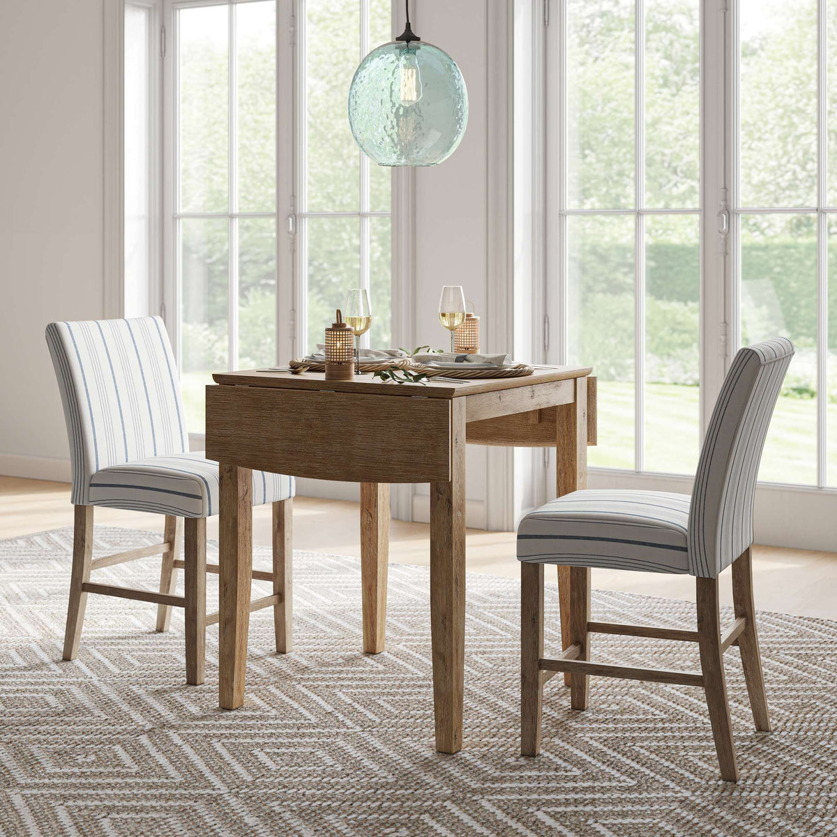 Eastern Tides - Drop Leaf Counter Table