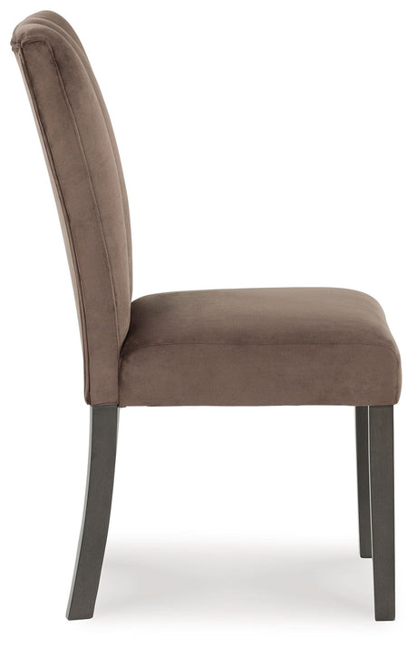 Jeshina - Mocha - Dining Upholstered Side Chair (Set of 2)