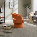 Swivel Barrel Chair With 360 Degree Rotation