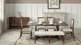 Fairview - 6 Piece Dining Set - Oak / Beige
