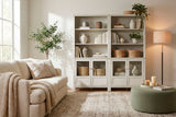 74" Bookcase w/ 2 Doors