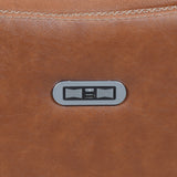 Natalia - Recliner Console Loveseat - Dark Brown