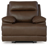 Vonryan - Tobacco - Power Recliner / Adj Headrest