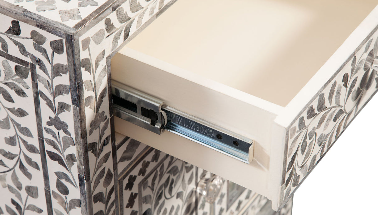 Fowler - Accent Cabinet - Pearl Silver