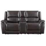 Alexandria - Power Reclining Console Loveseat