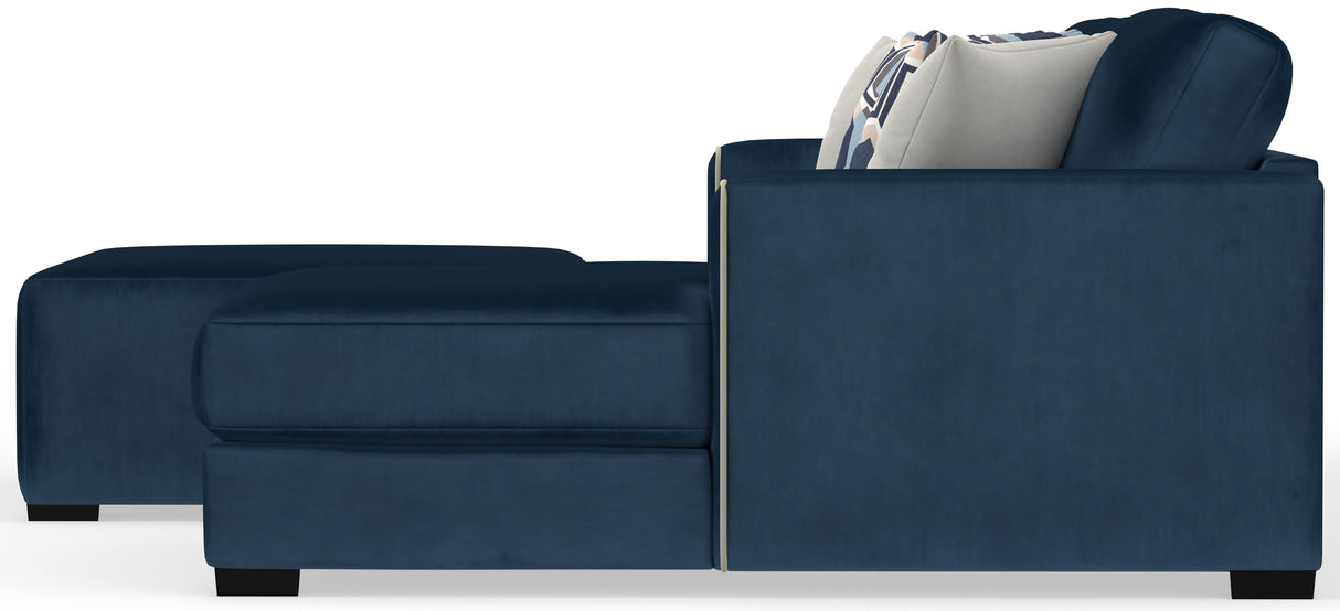 Jetson - Sectional, Accent Pillows & Cocktail Ottoman Set