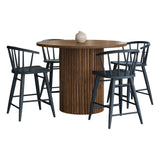 Auden - 5 Piece Counter Height Dining Set - Black