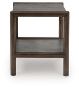 Kallenny - Brown / Gray - Rectangular End Table