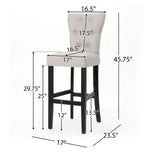 Elegant Barstool Set With Plush Cushioning