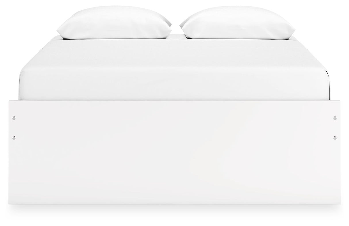 Onita - White - Queen Platform Bed