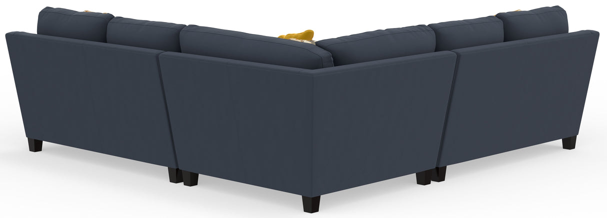 Foley - Sectional With Comfort Coil Seating And 4 Included Accent Pillows