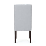 Sophisticated Tufted Dining Chair With High Back Design