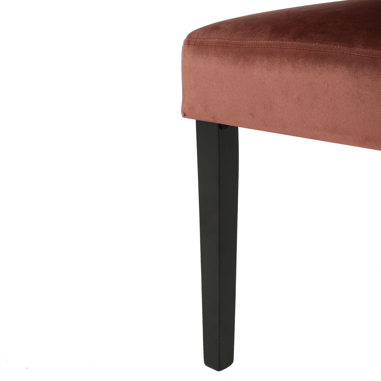 Elegant Velvet Tufted Dining Chair - Blush