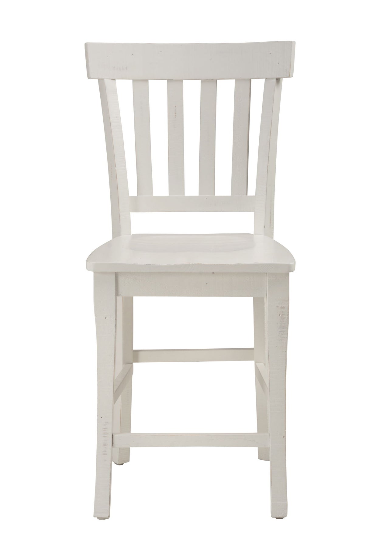 Madaket - Slatback Stool (Set of 2) - Distressed Off-White